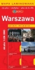 PLAN MIASTA WARSZAWA LAMINOWANY