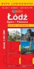 PLAN MIASTA ŁÓDŹ/ZGIERZ/PABIANICE LAMINOWANY