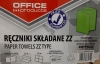 Ręczniki składane ZZ 4000 zielone 23x23