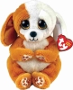 Ty Beanie Bellies RUGGLES, 15 cm - brown white dog