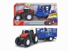 Simba DT FARM Massey Ferguson traktor z przyczepą, 26 cm